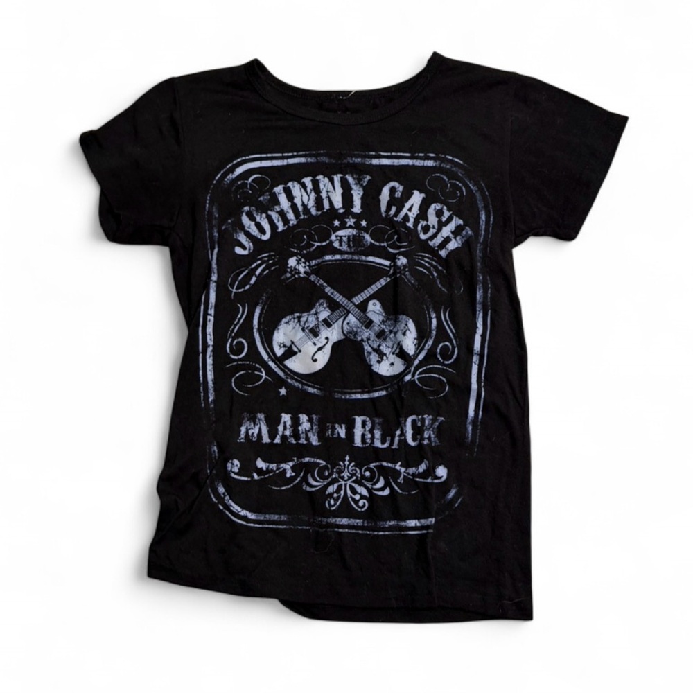 Zion Rootswear Black Johnny Cash Graphic Tee